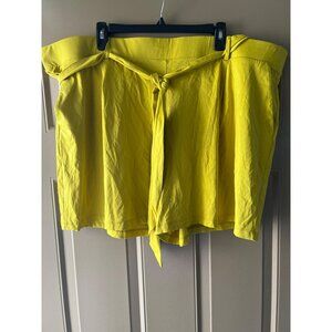 Loft Plus Stretch Belted Lightweight Casual Shorts Womens Size 22
